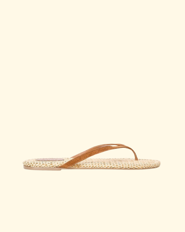 Freja Thong | Tabacco/Natural