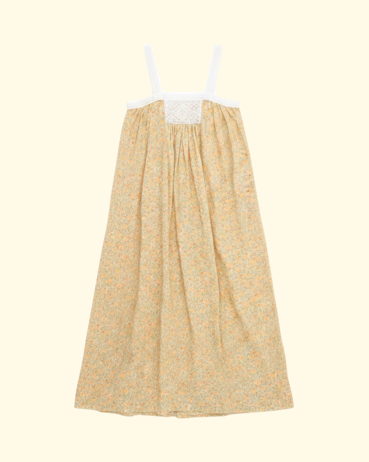 Gathered Slip With Cotton Lace | Iona