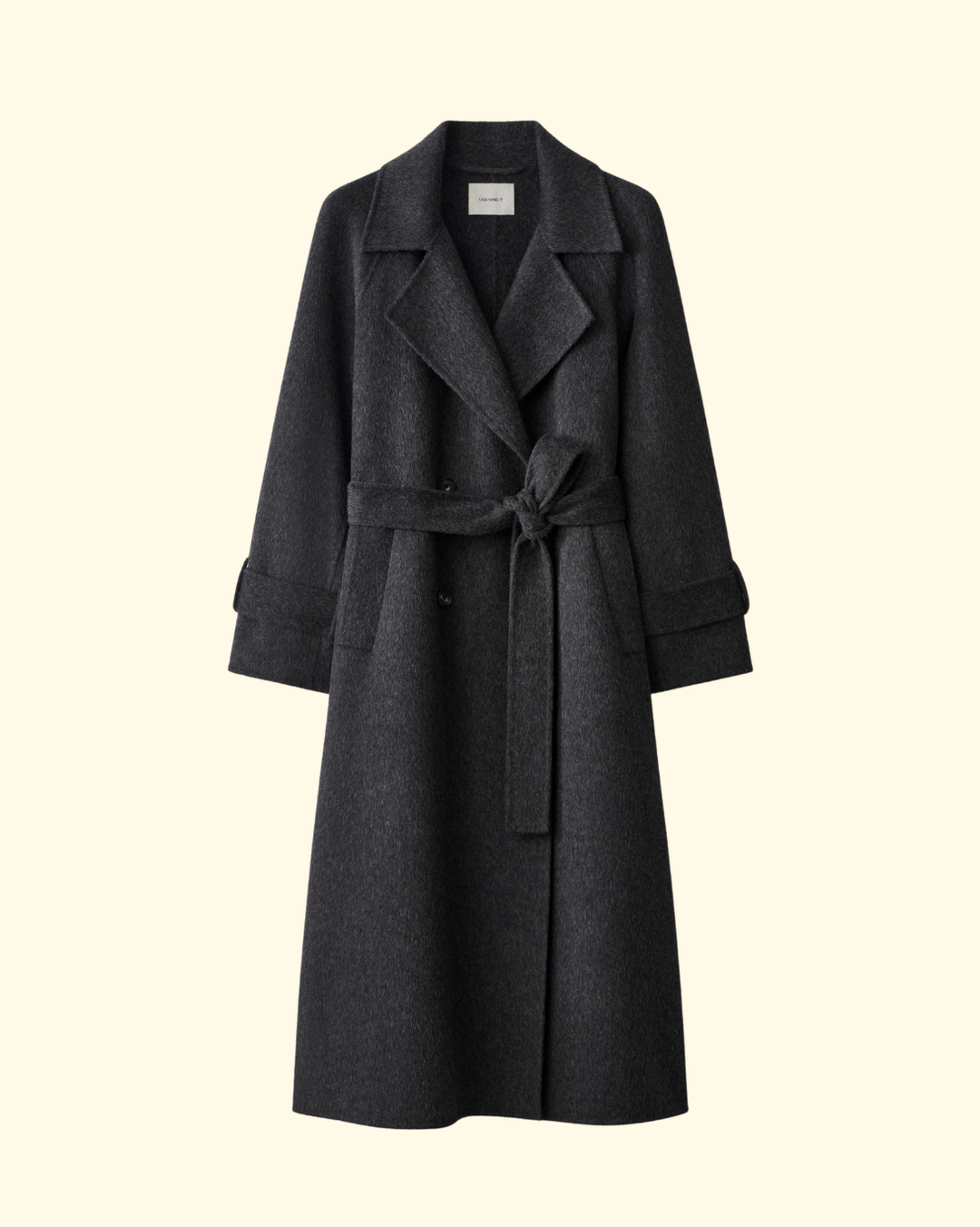 Double Trench Coat | Dark Graphite