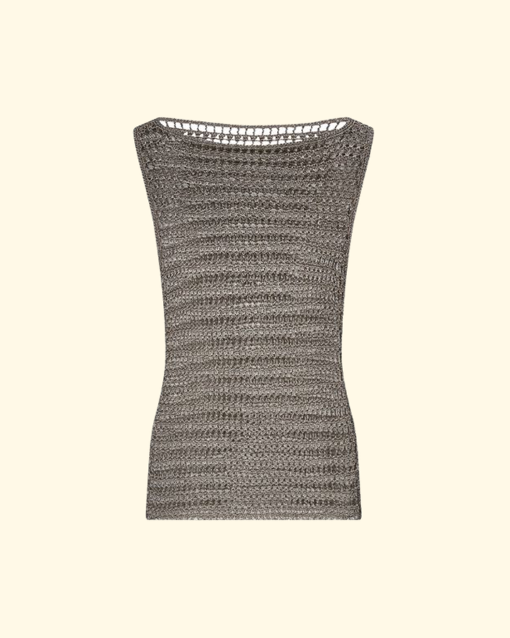 Cleo Sleeveless Tank | Sandshell