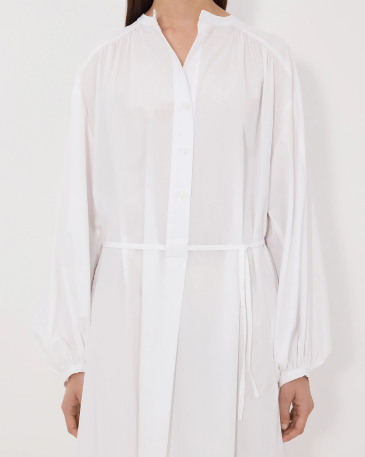 Vitti Loose-Fit Blouse Dress | White