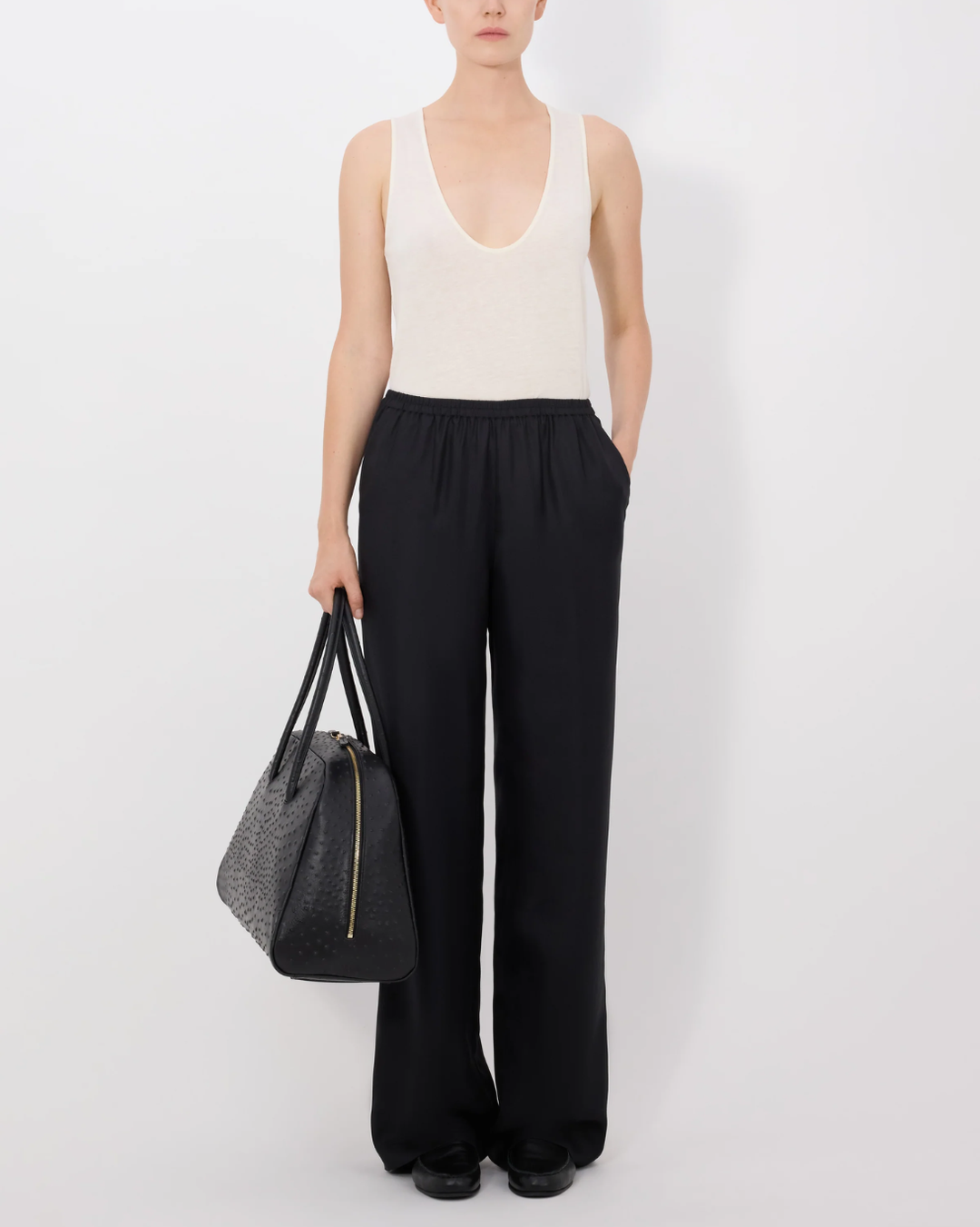 Alera Wide Leg Pant | Black