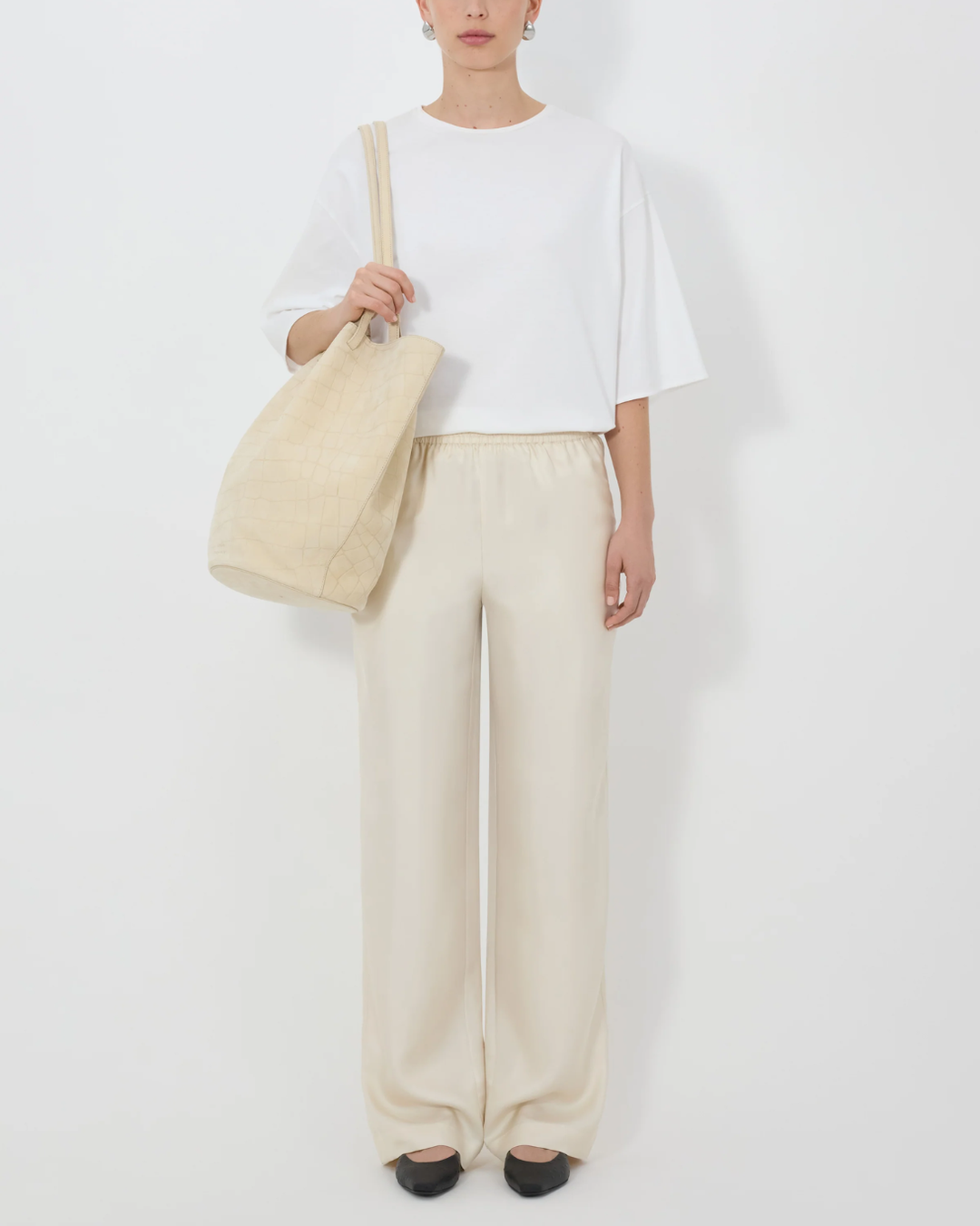 Alera Wide Leg Pant | Ivory