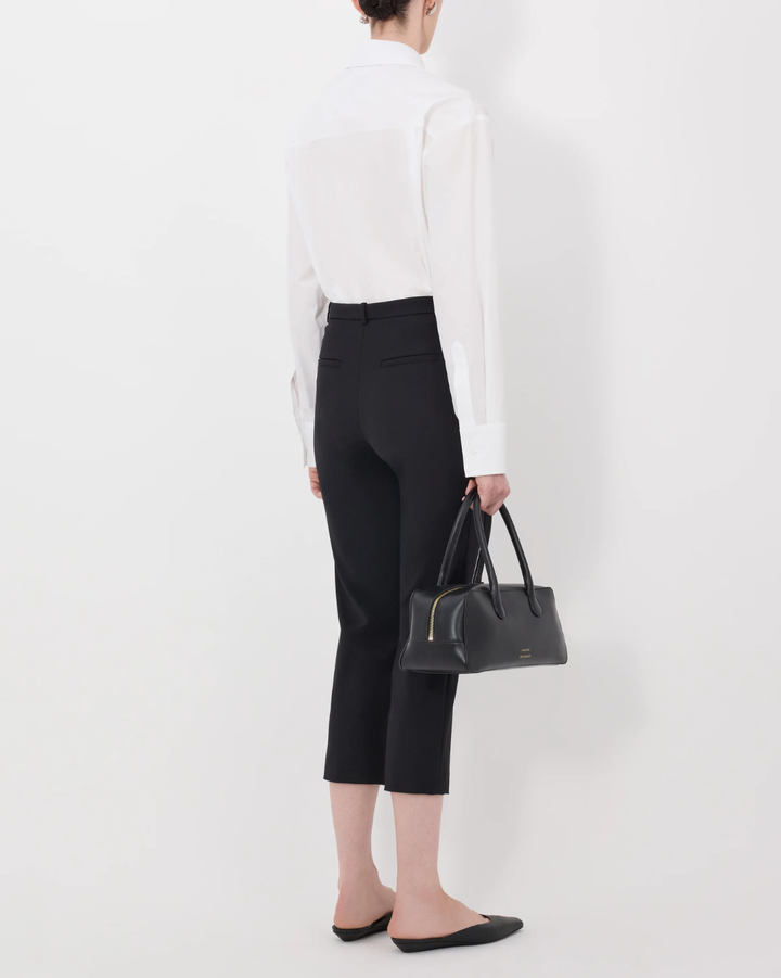 Carlo 3/4 Straight Leg Pant | Black