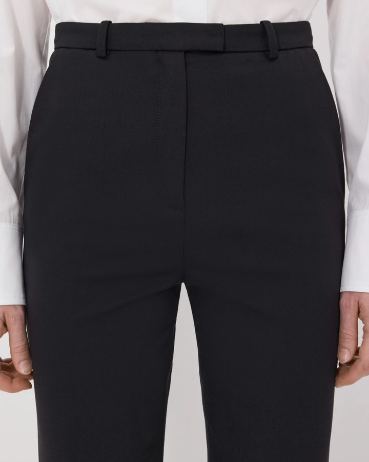 Carlo 3/4 Straight Leg Pant | Black