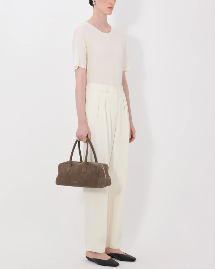 Alio Pleated Tailored Pant | Ivory