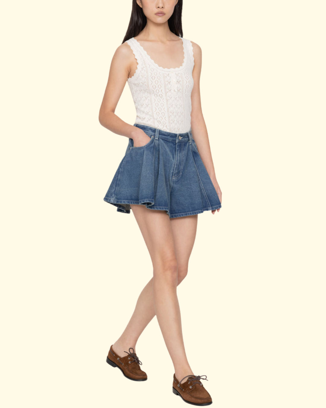 Stasia Shorts | Blue