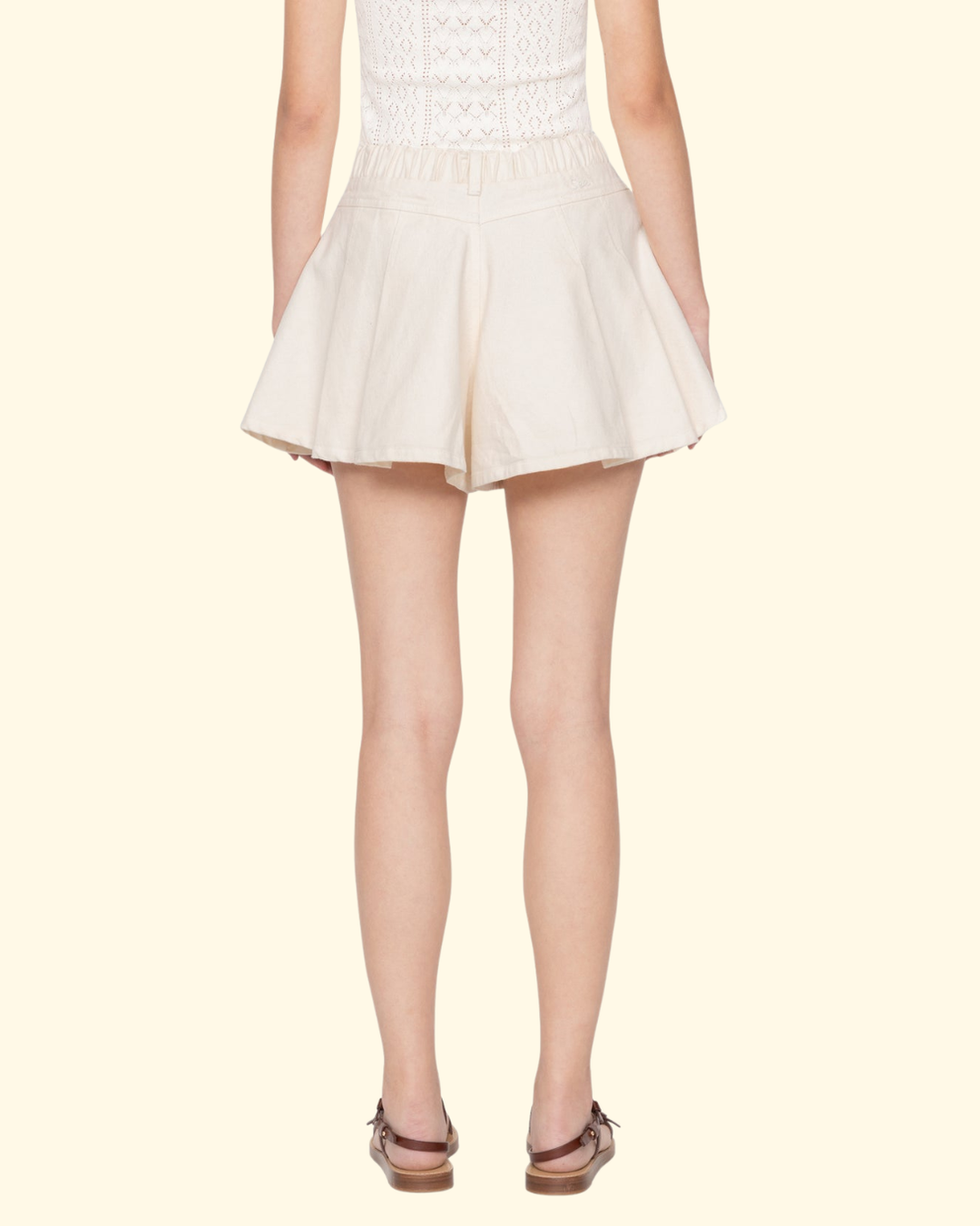 Stasia Shorts | Cream
