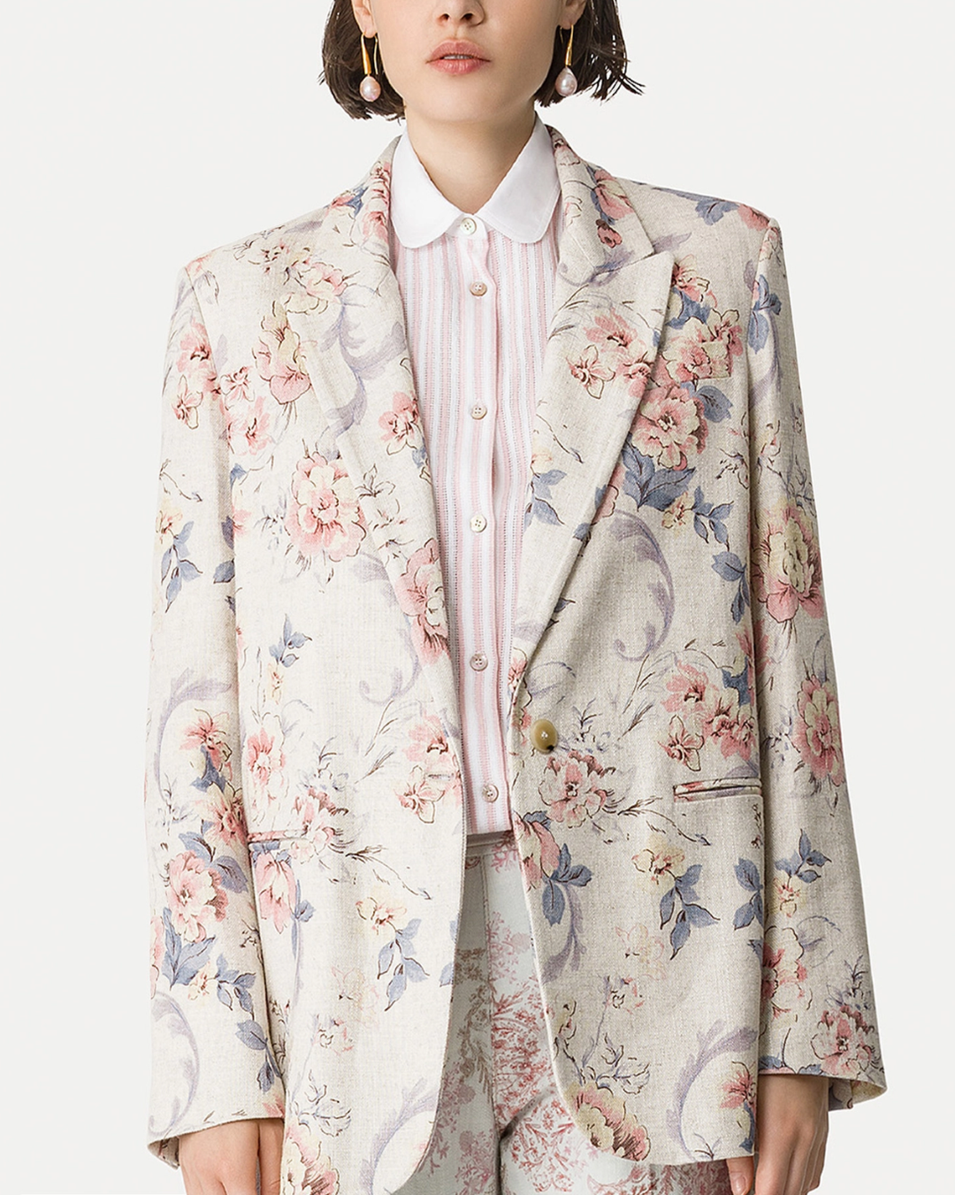 Peonia My Love Hopsack Jacket | Peonia