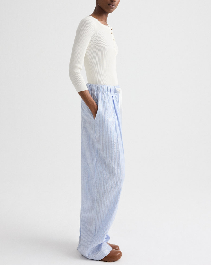 The Henley Top | Ivory