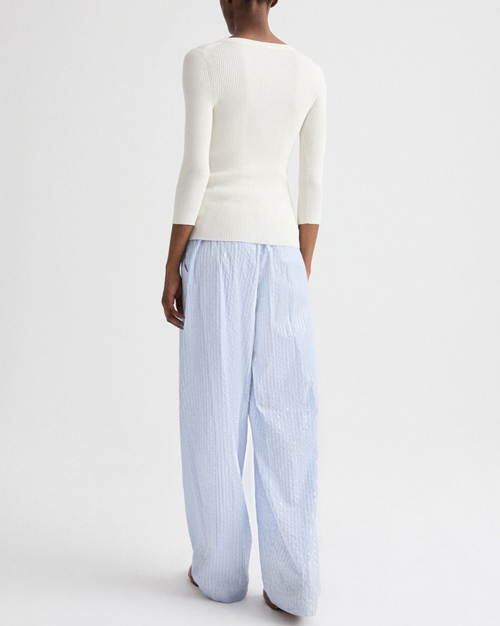 The Henley Top | Ivory