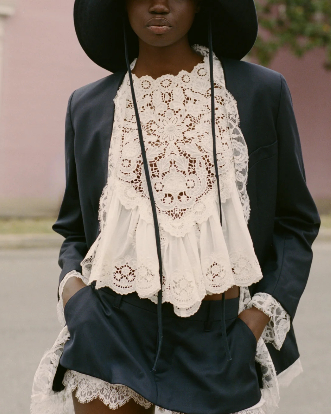 Sofia Embroidery Top | Cream