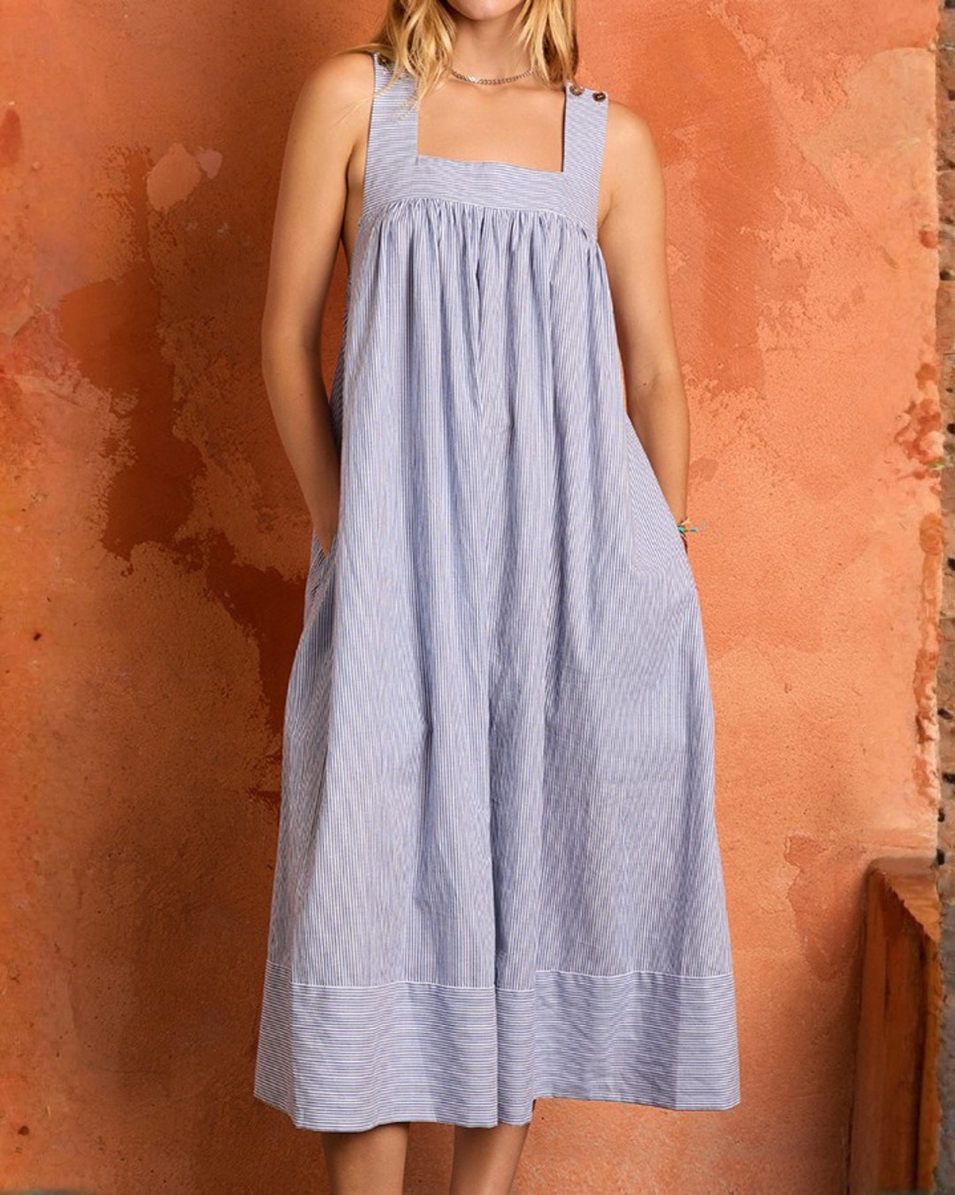 Laura Dress | Stripe