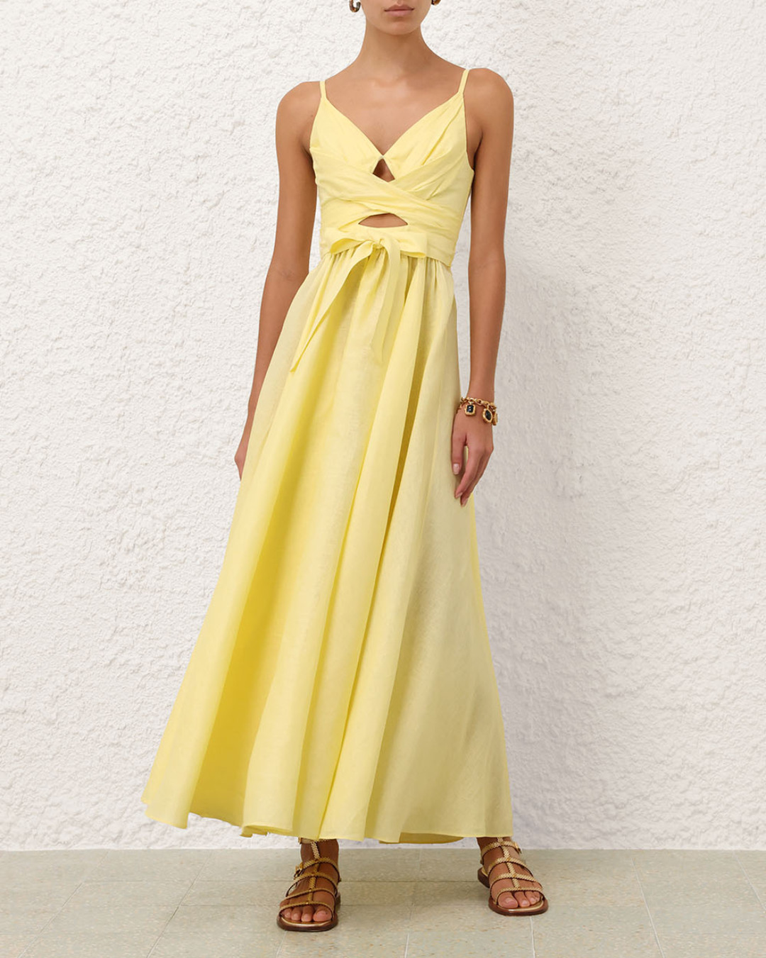 Awaken Picnic Dress | Lemon