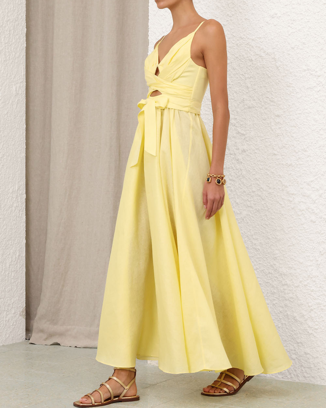 Awaken Picnic Dress | Lemon