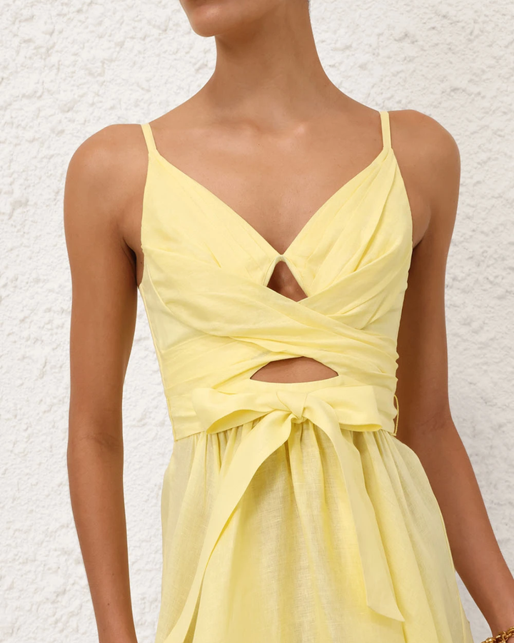 Awaken Picnic Dress | Lemon