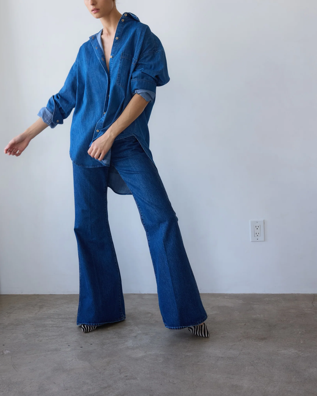 The Essential Shirt | Farrah Indigo