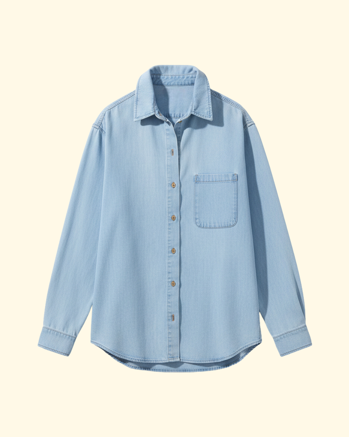 The Essential Shirt | Ice Indigo