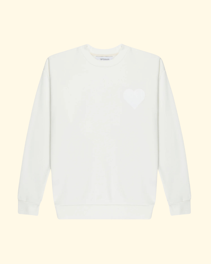 Heart Sweatshirt | Off White
