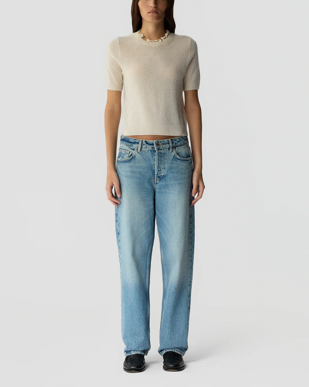 Compass Sweater Tee | Cream