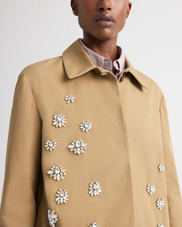 Edinburgh W/ Crystals | British Khaki