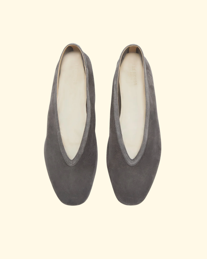 Luna Slipper | Anthracite Suede