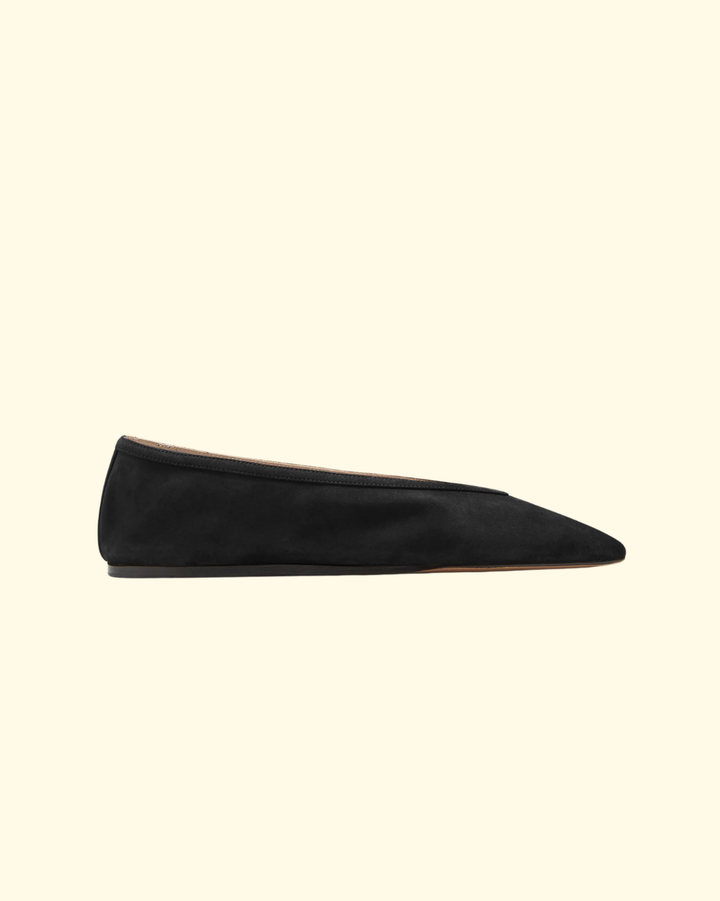 Luna Slipper | Black Suede
