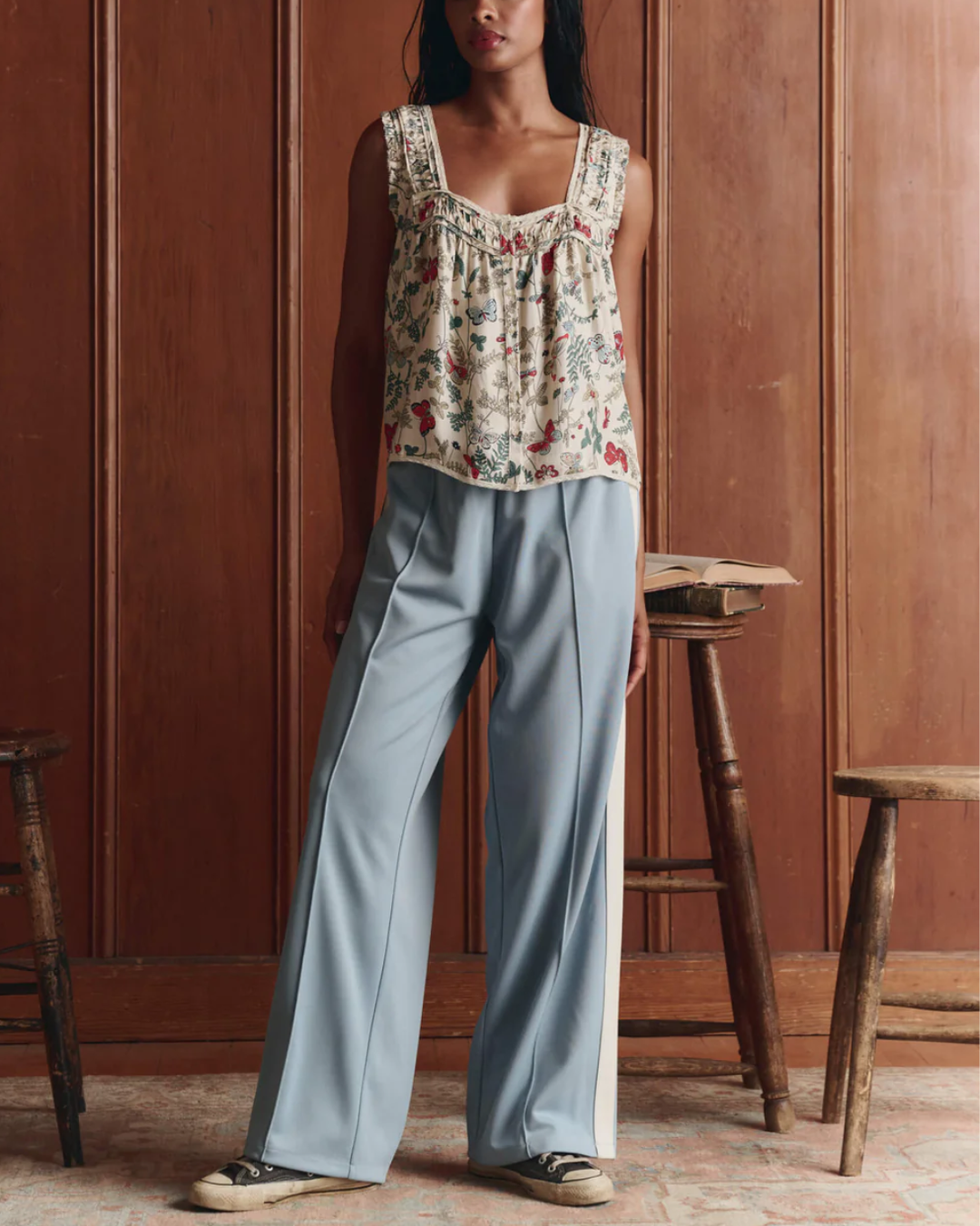 The Victorian Pleat Tank | Floating Butterfly