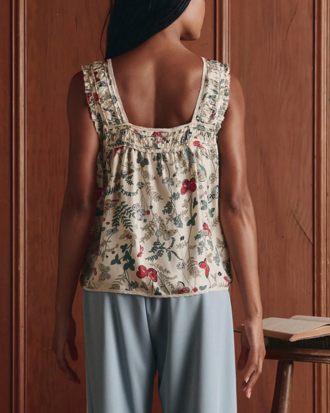 The Victorian Pleat Tank | Floating Butterfly