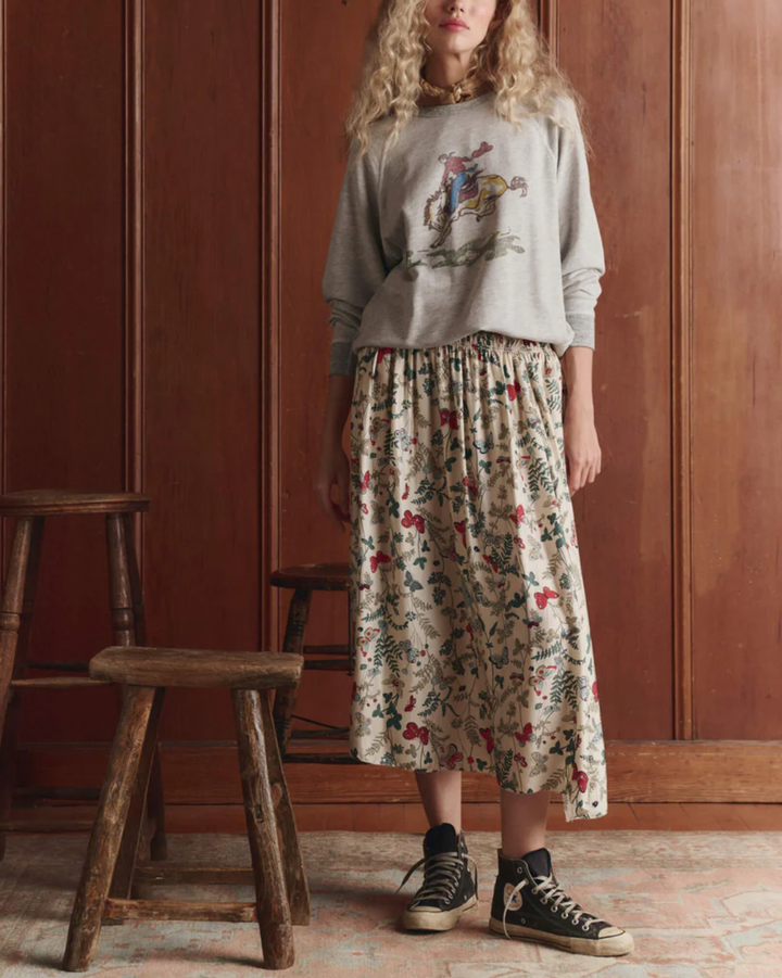 The College Sweatshirt W/Rider Graphic | Soft Heather