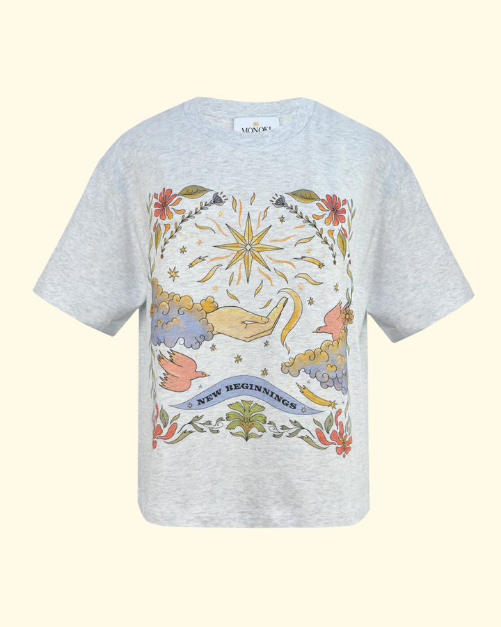 Beginnings Tee Shirt | Grey