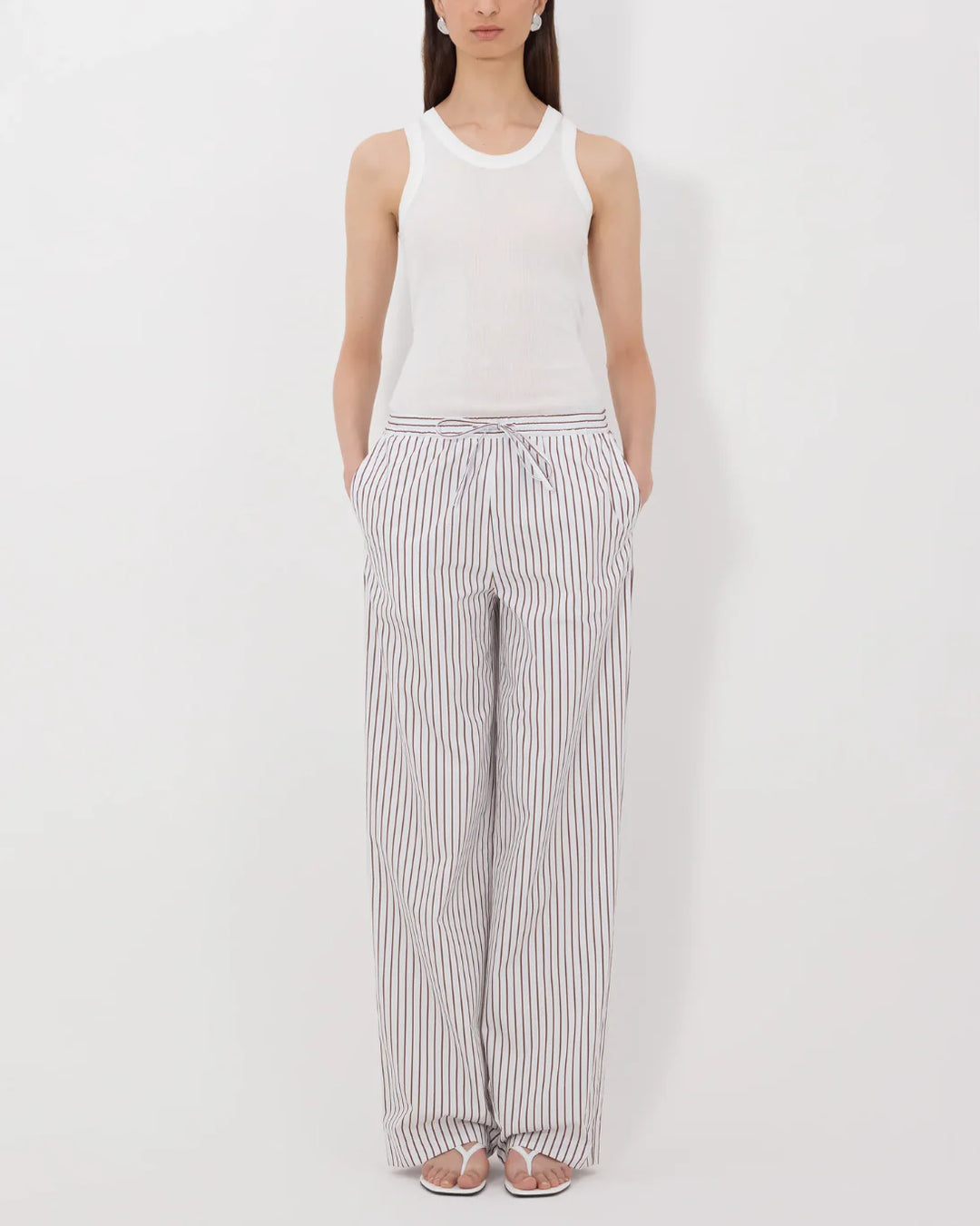 Limba LDS Fitted Tank Top | White