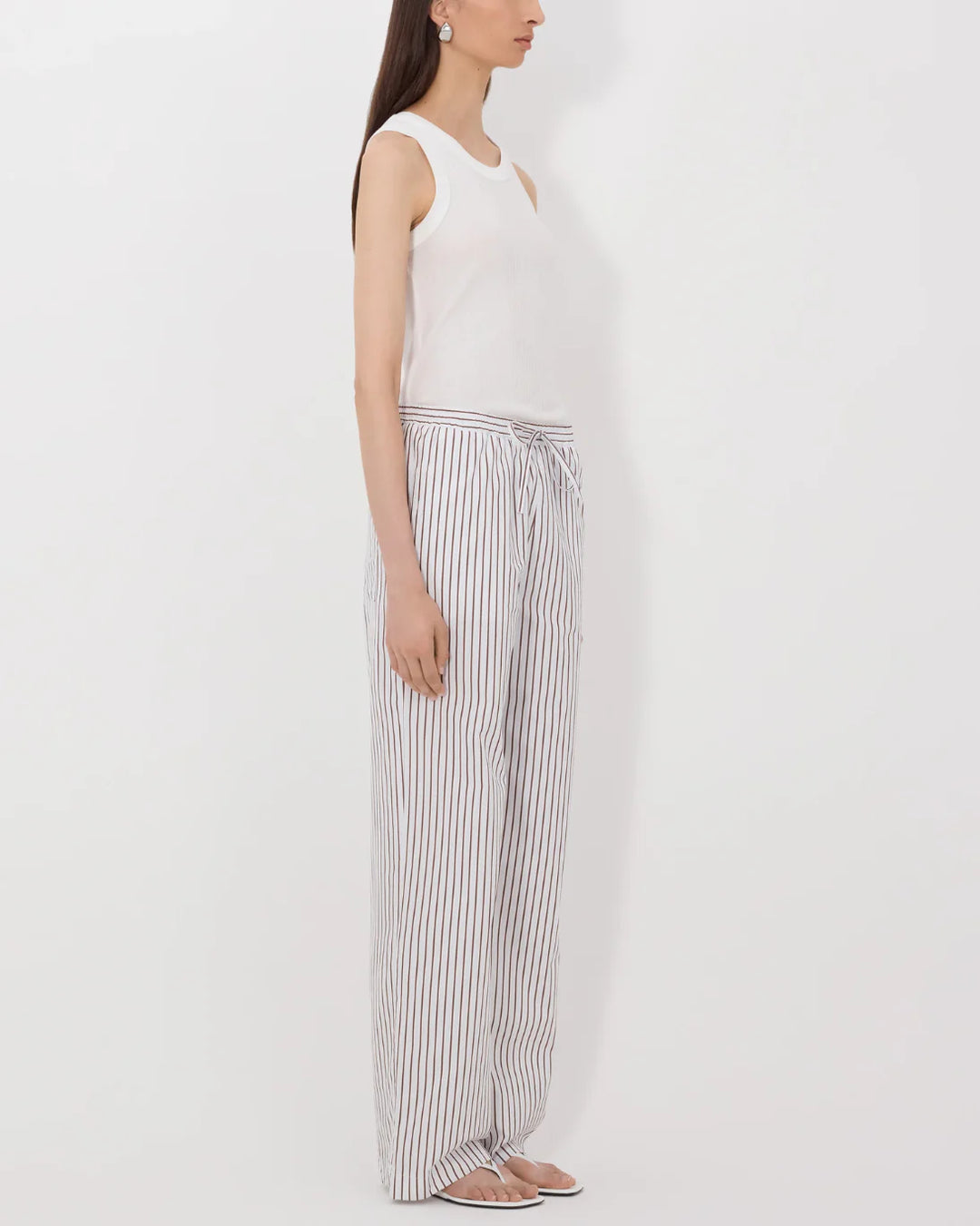 Limba LDS Fitted Tank Top | White