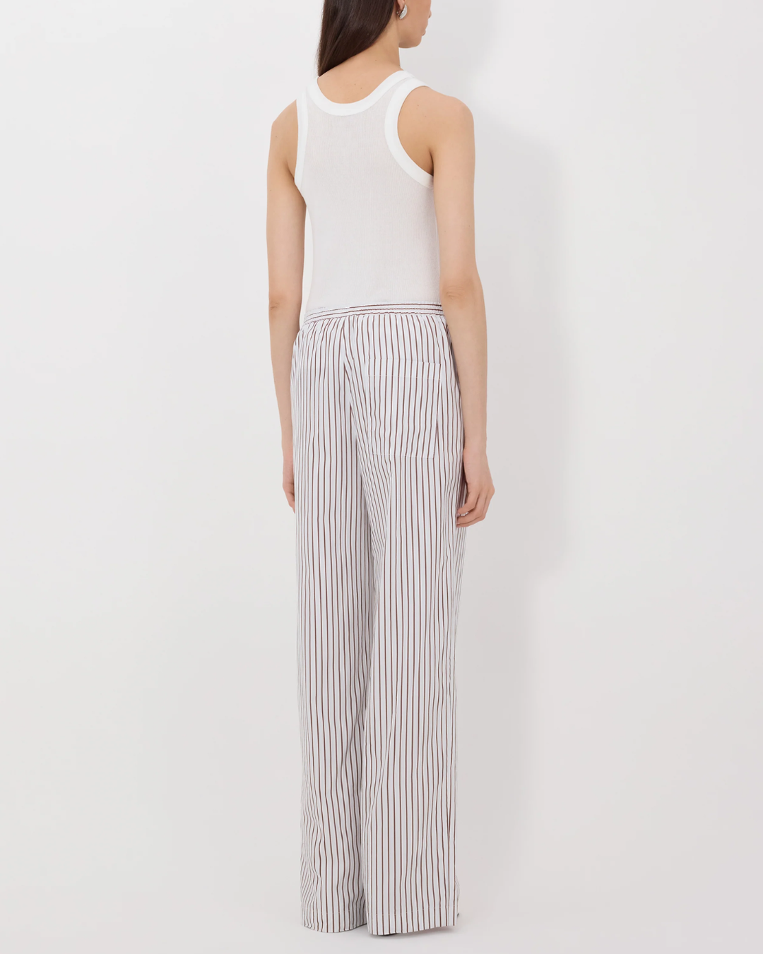 Cisco Straight Leg Pants | Dark Red/Light Blue