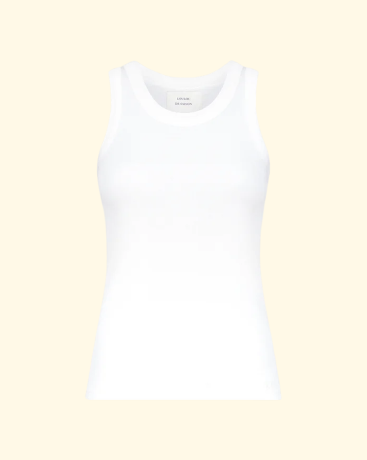 Limba LDS Fitted Tank Top | White