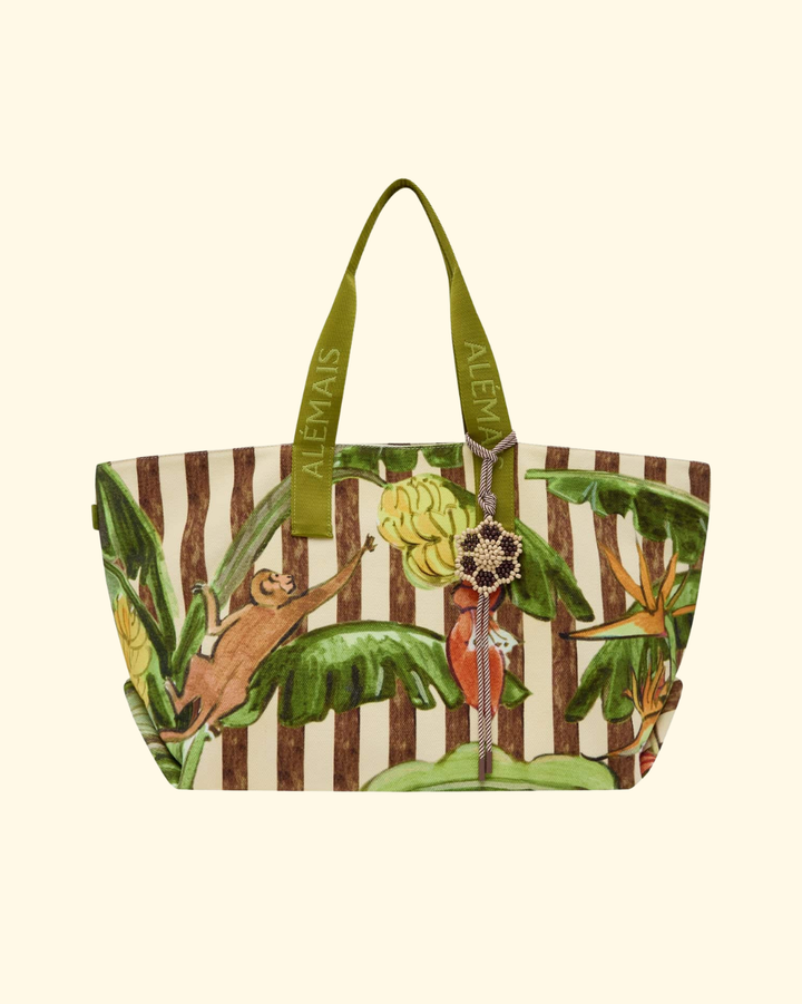 Toucan Tango Canvas Beach Tote | Multi