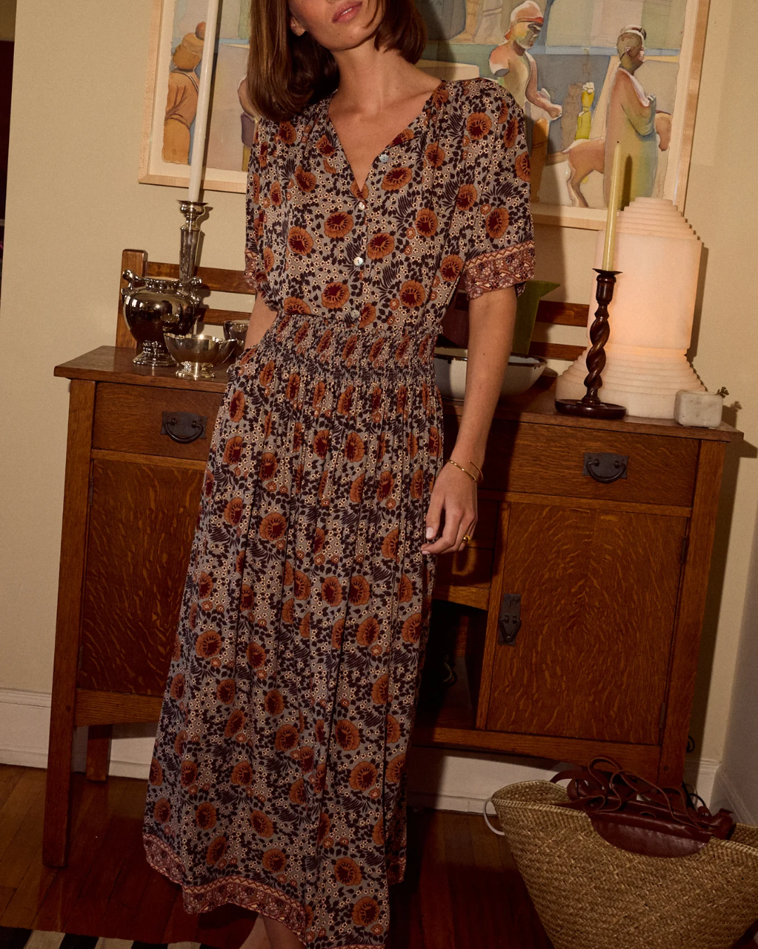 Bella Skirt | Vintage Flowers