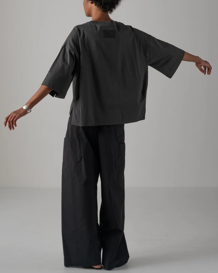 Kara Wrap Trousers | Black