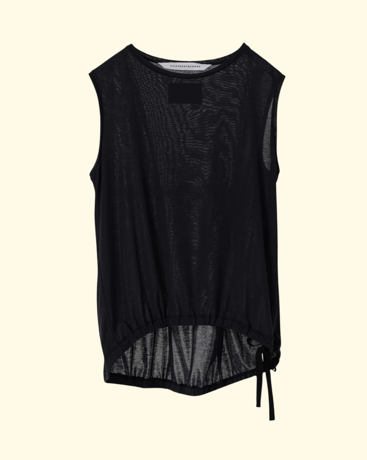 Nelly Sleeveless Top | Black