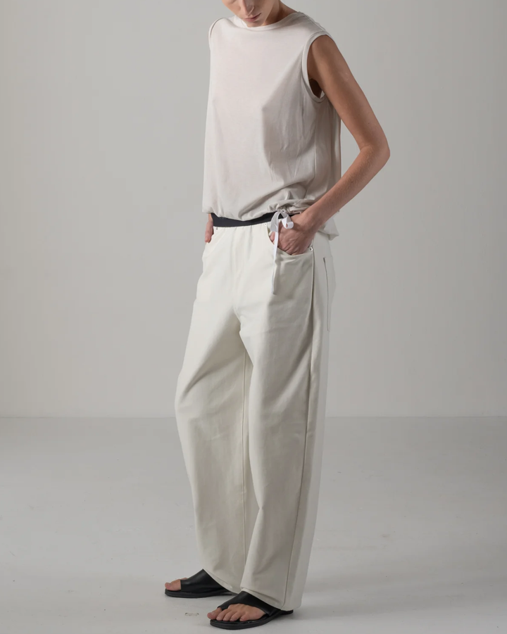 Nelly Sleeveless Top | Ice Grey