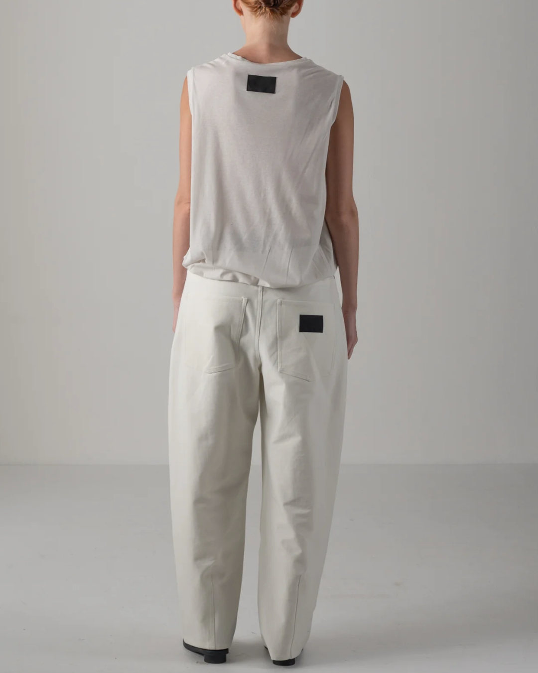 Nelly Sleeveless Top | Ice Grey