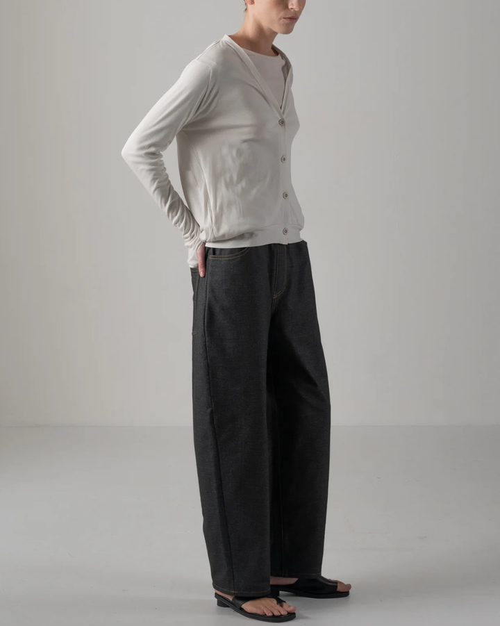 Nadine Raglan Cardigan | Ice Grey