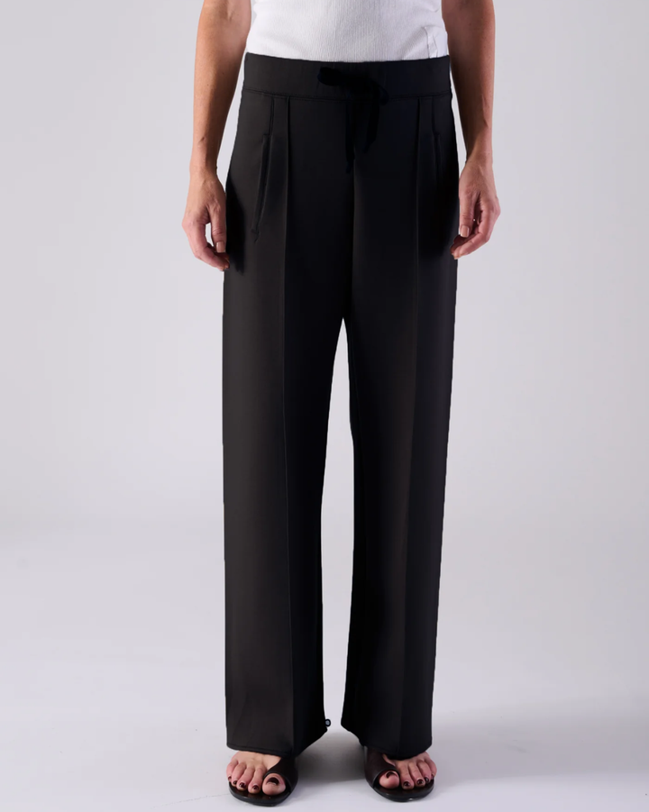Galaxy Semi Wide Trousers | Black