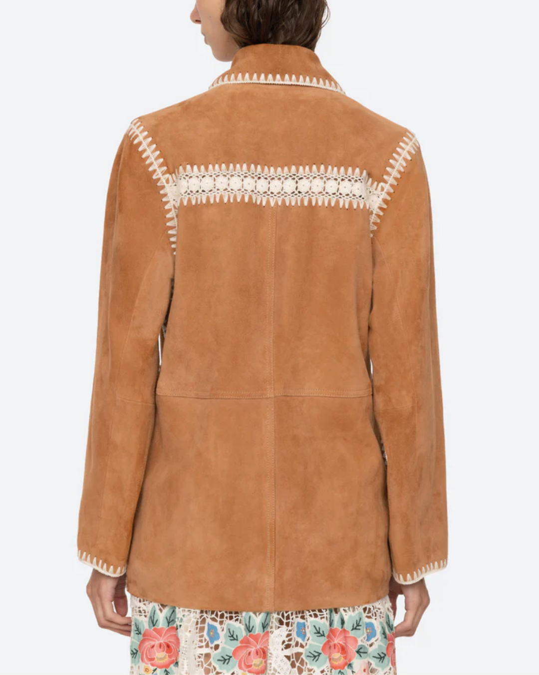 Irena Suede Jacket | Camel