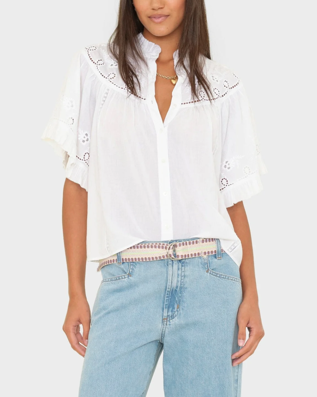Mae Shirt | White