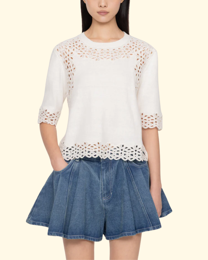 Leila Sweater | Cream