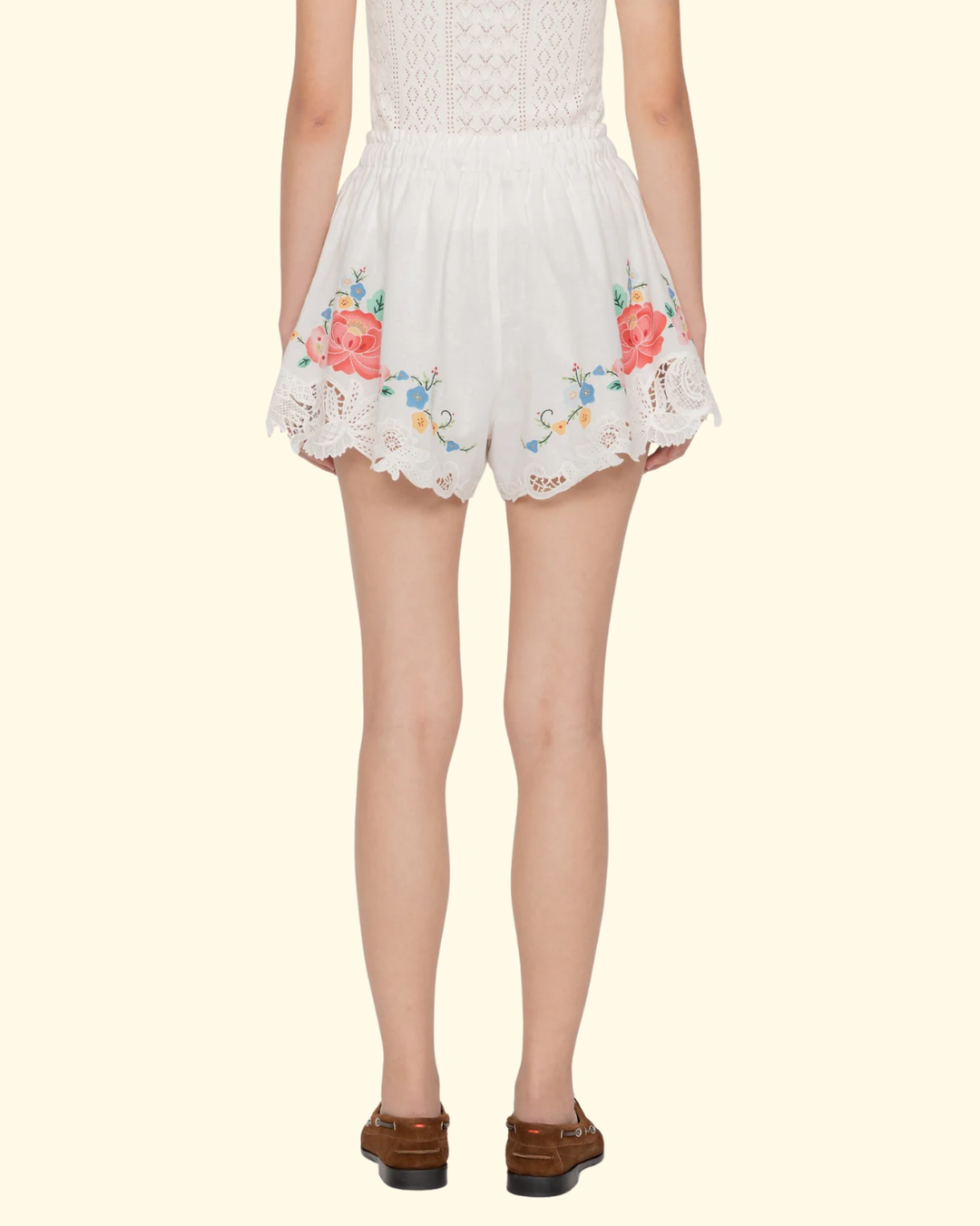 Astrid Embroidery Shorts | Multi