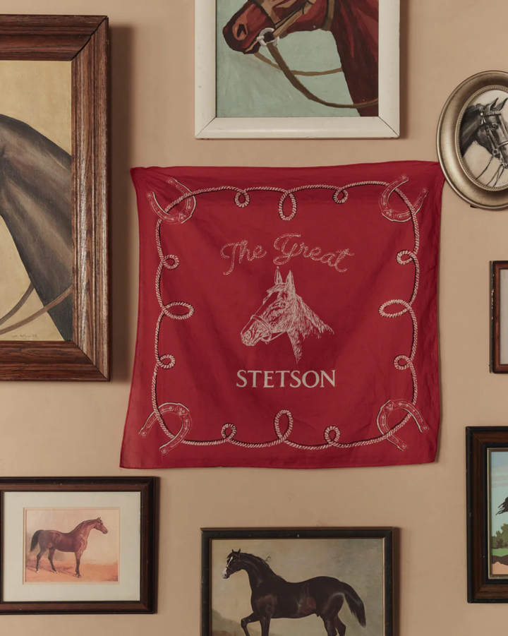 The Stetson Western Bandana | Red