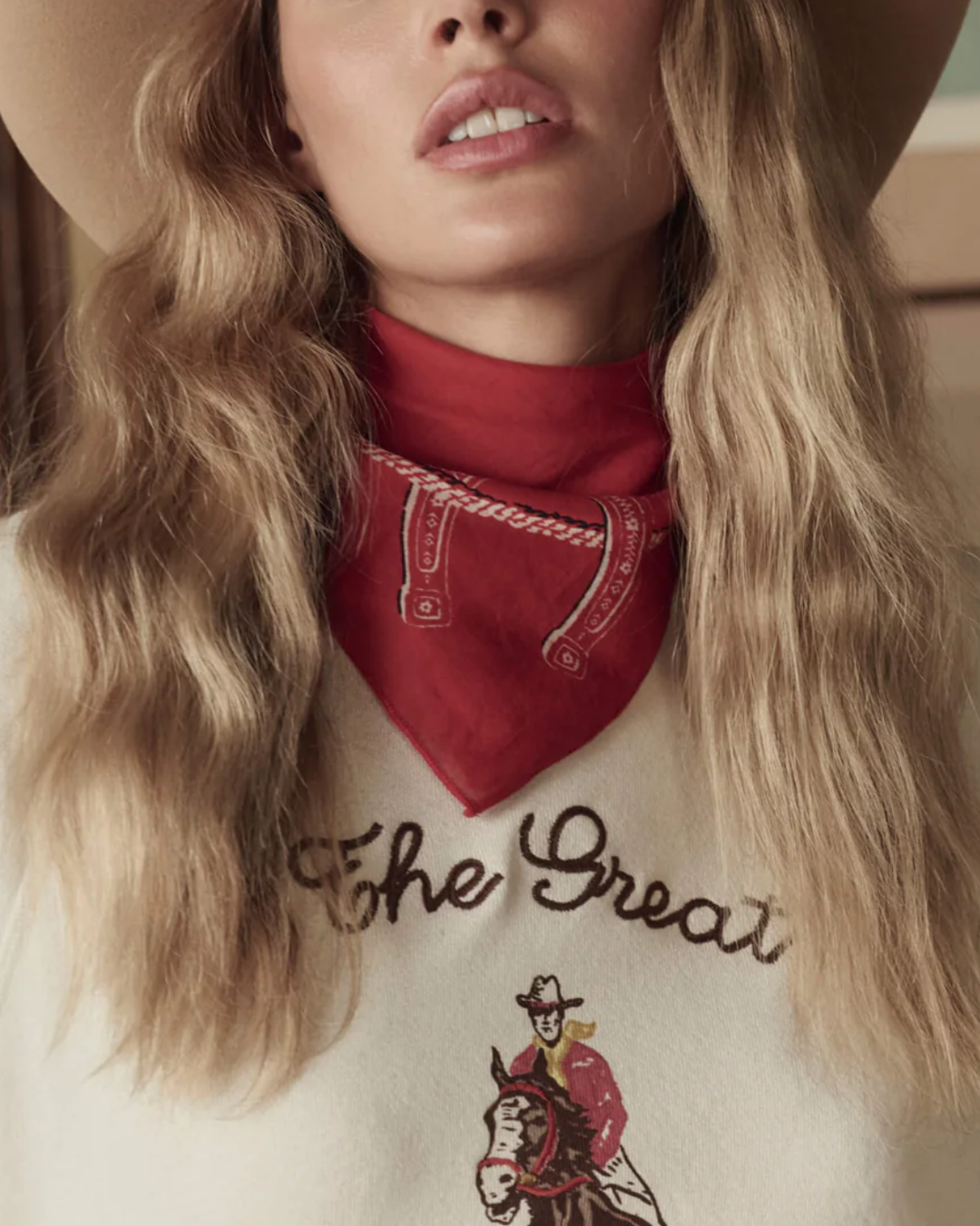 The Stetson Western Bandana | Red