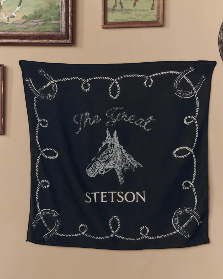 The Stetson Western Bandana | Navy